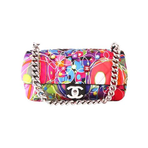 multicolor chanel purse